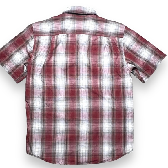 Carhartt Relaxed Fit Mid weight Short Sleeve Plaid Shirt Mens Size Medium - Picture 13 of 13